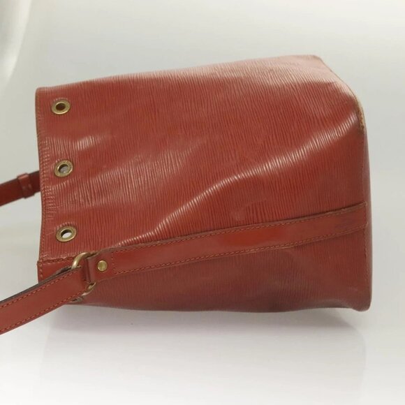 LOUIS VUITTON Epi Petit Noe Shoulder Bag Brown M44103 LV Auth 129526 - Picture 6 of 16